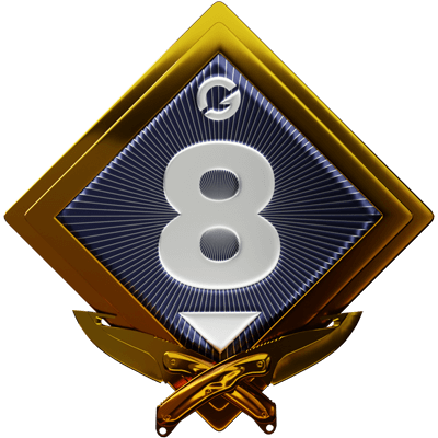 Medalha de aniversário de 8 anos Gamers Club 